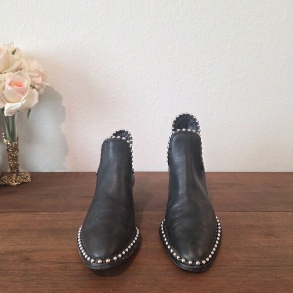 Alexander Wang Women's Kori Studded Cutout Booties Size 38 (US 7.5) - Picture 3 of 10